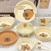 bộ bát đĩa capybara