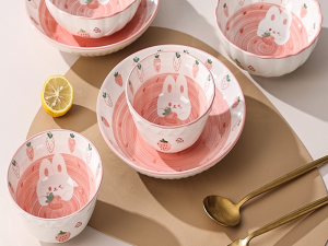 bộ đồ ăn gốm sứ decor
