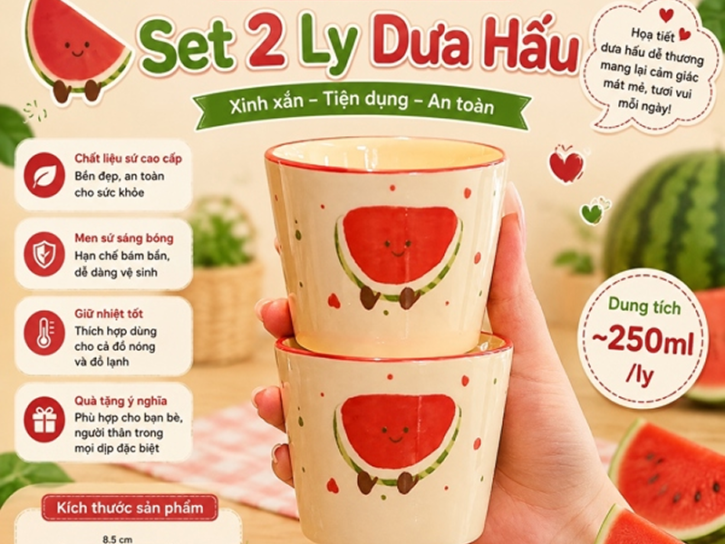 Set dưa hấu