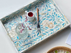 Khay đĩa gốm sứ decor